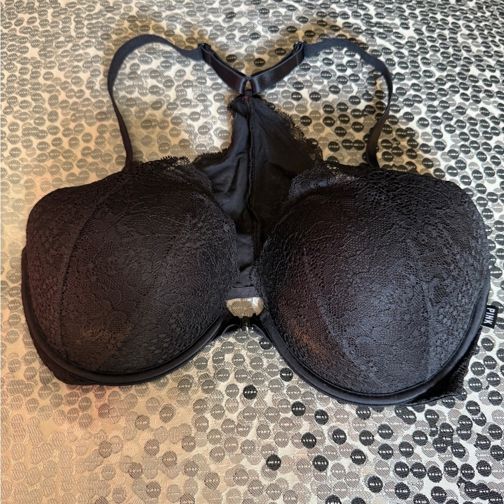 PINK Victoria's Secret Black Lace Bra